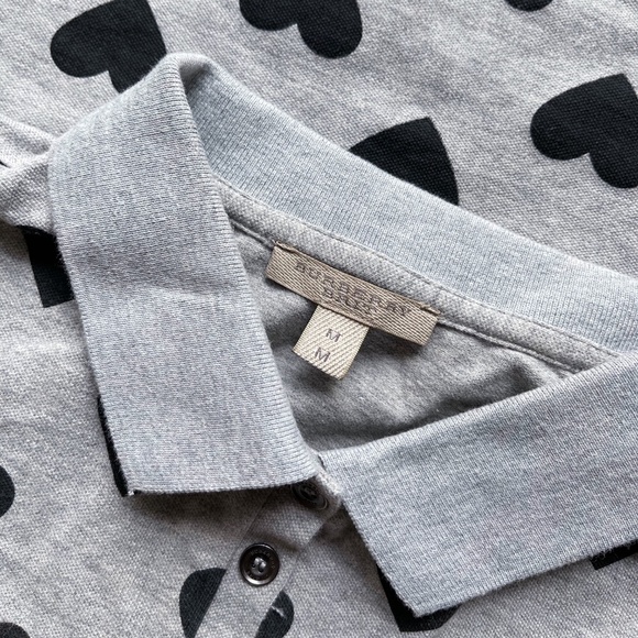 BURBERRY BRIT Heart Print Polo SzM=US8 - Picture 9 of 10